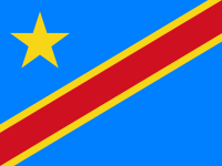 Congo DR national flag Congo DR