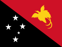 Papua New Guinea national flag Papua New Guinea
