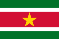 Suriname national flag Suriname