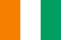 Cote d'Ivoire national flag Cote d'Ivoire