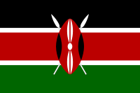 Kenya national flag Kenya