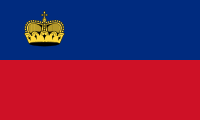 Liechtenstein national flag Liechtenstein
