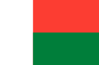 Madagascar national flag Madagascar