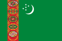 Turkmenistan national flag Turkmenistan