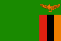 Zambia national flag Zambia